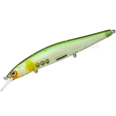 Воблер с неутрална плаваемост Daiwa Steez Minnow 110SP-SR 11 см, 14.4 г, Ghost Ayu