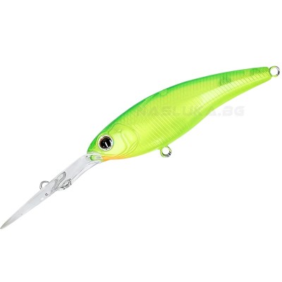 Воблер с неутрална плаваемост Daiwa Steez Shad 60SP-MR 6 см, 6.7 г, Akabane Lime