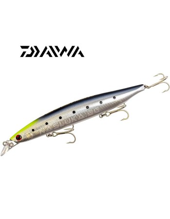 Морски потъващ воблер Daiwa Shore Line Shiner Vertice R 140S, 14 см, 28.5 г, Chart Head Iwashi