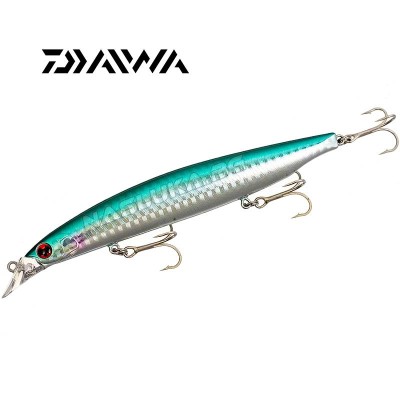 Потъващ воблер Daiwa Shore Line Shiner Vertice R 125S, 12.5 см, 23 г, Kibinago Flash
