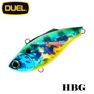 Воблер Duel Flashi'n Vibe 6.5 см, 20 г, Sinking, HBG