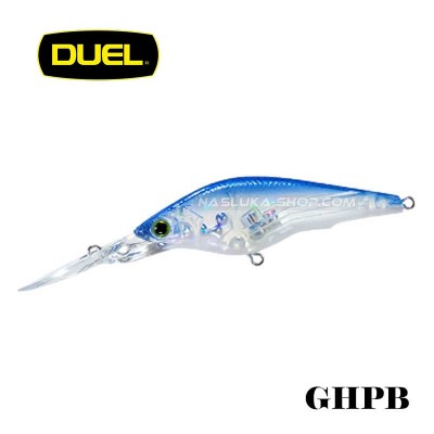 Воблер Duel Hardcore Shad Slow Floating, цвят GHPB