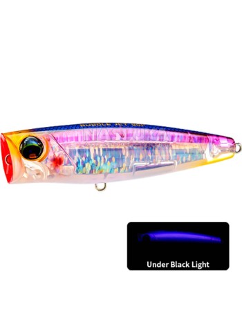 Воблер-попер Duel L-Blue Bubble Jet F 90 мм, 23.5 г, цвят HKVK