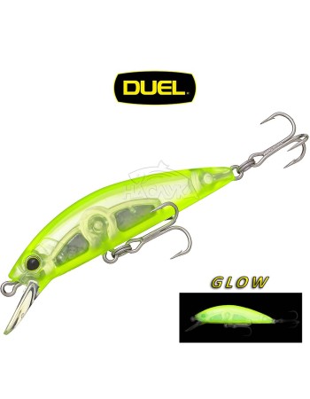 Потъващ воблер Duel LG Heavy Minnow 50 мм, 6 г, LSCL