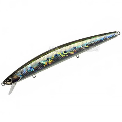 Потъващ воблер за морски риболов Duo Tide Minnow Lance 140S, Sardine Noir
