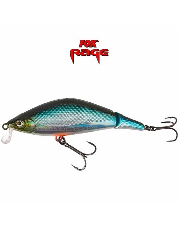Плаващ воблер от две части Fox Rage Gonzo SR80 10 г, цвят UV Cool Herring