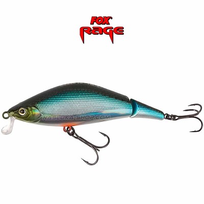 Плаващ воблер от две части Fox Rage Gonzo SR80 10 г, цвят UV Cool Herring