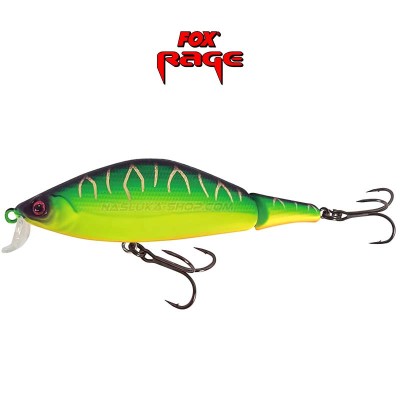 Плаващ воблер от две части Fox Rage Gonzo SR80 10 г, цвят UV Fire Tiger