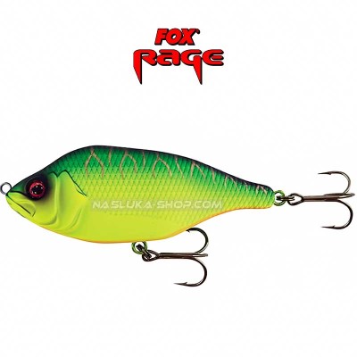 Воблер Fox Rage Hitcher 80 Lipless Jerk & Twitch, UV Fire Tiger