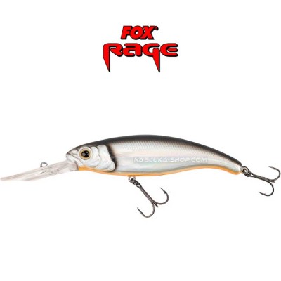 Воблер Fox Rage Slick Stick DR, UV Silver Baitfish