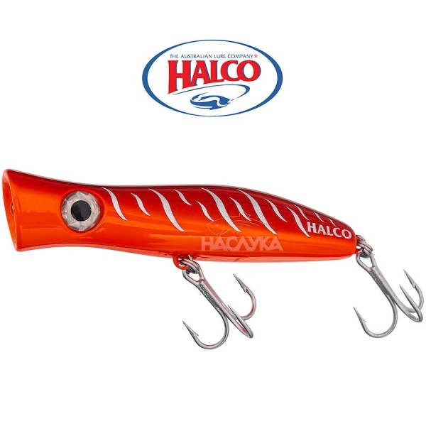 Воблер-попер Halco Roosta Popper - цвят R18 Red Tiger от магазин Наслука