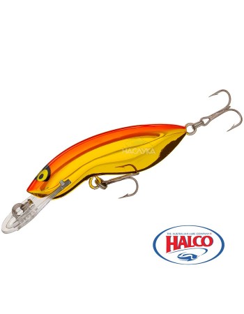 Воблер Halco Sorcerer STD, цвят R11 Chrome Gold Orange Back