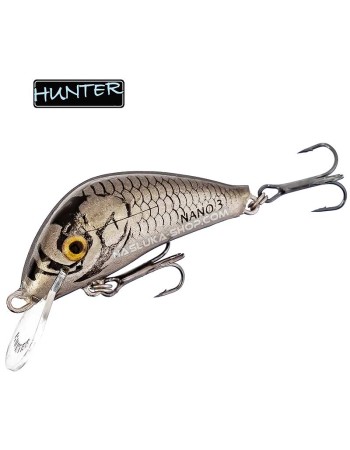 Потъващ воблер Hunter Nano 35S, 3.5 см, 2.5 г, цвят AL
