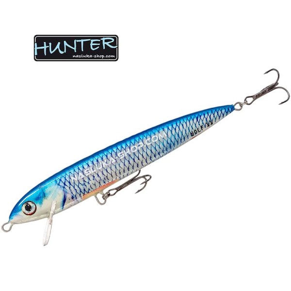 Воблер Hunter Wolf 11 F, цвят BLUE — снимка 1