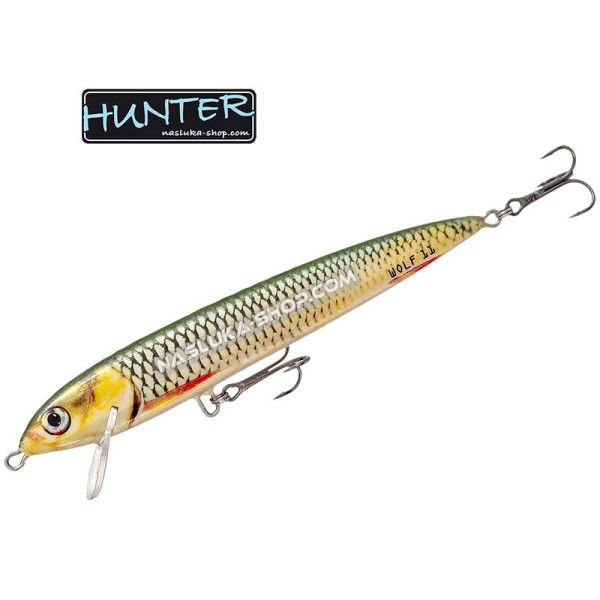 Воблер Hunter Wolf 11 F, цвят OL — снимка 1