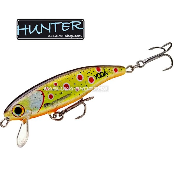 Воблер Hunter Yoda 50 S, цвят TR — снимка 1