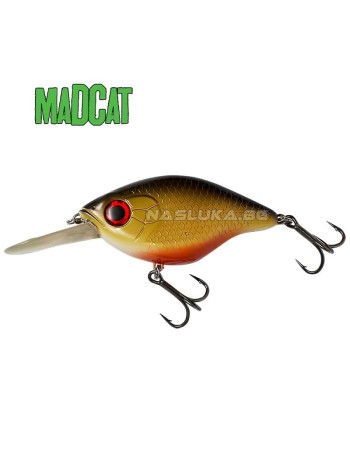 Воблер за сом Madcat Tight-S Deep, 16 см, 70 г, цвят Rudd