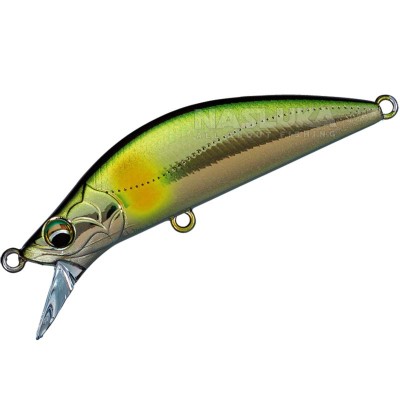 Потъващ воблер Major Craft Fine Tail Eden S 50 мм, 4.5 г, цвят Kin Ayu