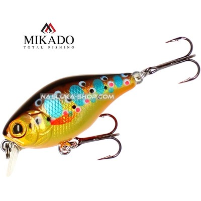 Плаващ воблер Mikado Fishunter Bold Head 4 см, 3.5 г, цвят BT