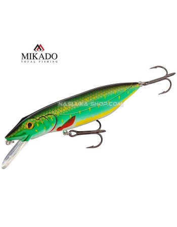 Плаващ воблер за щука Mikado Fishunter Pike 11 см, 22 г, цвят 56