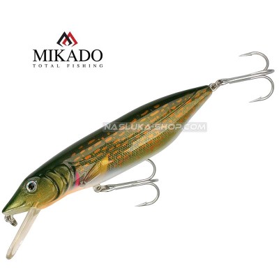 Плаващ воблер Mikado Fishunter Pike 11 см, 22 г, цвят Y78