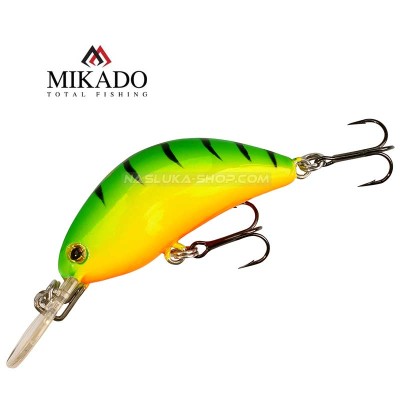 Потъващ воблер Mikado Fishunter Twilight-Yugol 4 см, 3.5 г, цвят 70