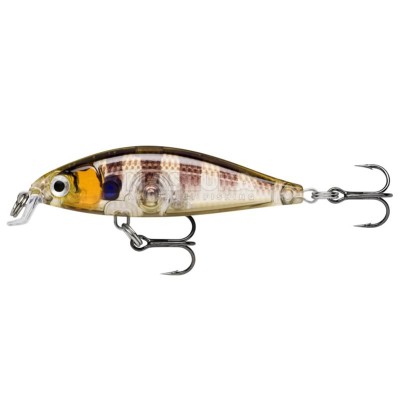 Бавнопотъващ воблер Rapala X-Light Minnow 05, 5 см, 4 г, цвят GGIU