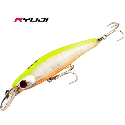 Потъващ воблер Ryuji Bubble Bait 80S, 8 см, 12 г, цвят Chart Back