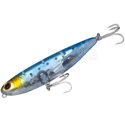 Воблер-уолкър Ryuji Dog Strike 90 мм, 11 г, цвят Blue Mirror