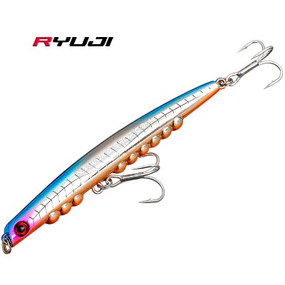 Потъващ воблер Ryuji Montero 95S, 9.5 см, 12.5 г, цвят Blue Chart UV