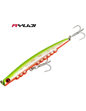 Потъващ воблер Ryuji Montero 95S, 9.5 см, 12.5 г, цвят Yellow Chart UV