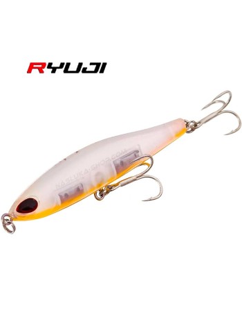 Морски потъващ воблер Ryuji Pencil, 8 см, 18 г, цвят Orange Pearl