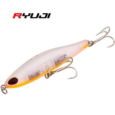 Морски потъващ воблер Ryuji Pencil, 8 см, 18 г, цвят Orange Pearl