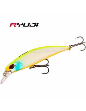 Потъващ воблер Ryuji S-50, 5 см, 4.5 г, цвят Lemon Back UV