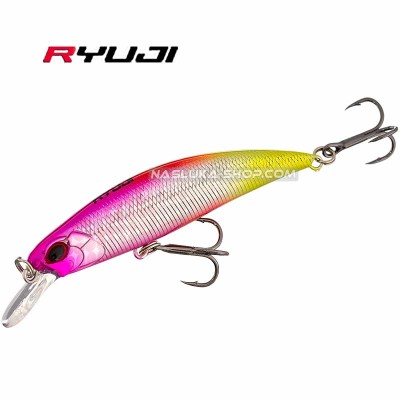 Потъващ воблер Ryuji S-50, 5 см, 4.5 г, цвят Rainbow UV