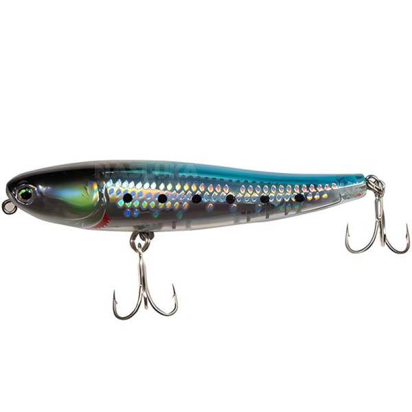 Воблер-уолкър Ryuji Splash 100 мм, 17 г, цвят Sardine — снимка 1