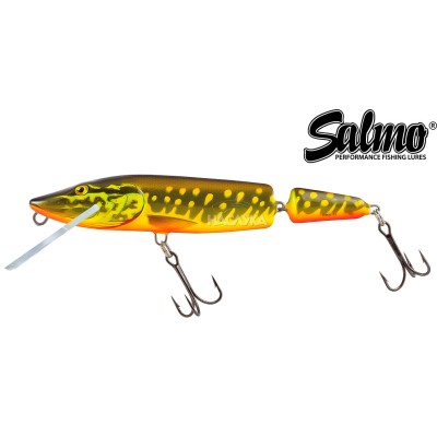 Плаващ двуделен воблер Salmo Pike JD 13 см, 24 г, цвят HPE