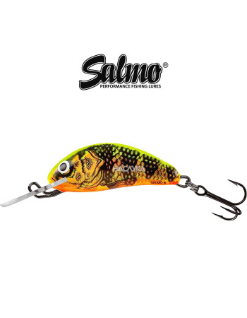 Плаващ воблер Salmo Hornet 35 мм, 2.2 г, цвят GFP