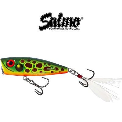 Воблер-попер Salmo Rattlin Pop, цвят Hot Toad