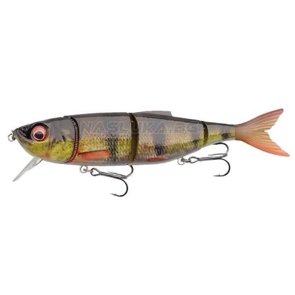 Бавноизплаващ воблер Savage Gear 3D 4Play V2 Lip Lure, 13.5 см, 18 г, 03 Perch — снимка 1