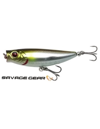 Повърхностна примамка Savage Gear 3D Minnow Pop Walker 8 см, 15.5 г, F, Mirror Ayu