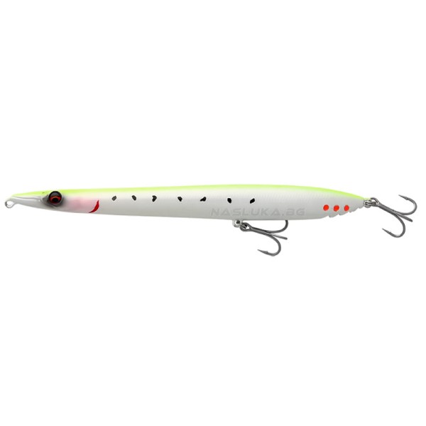 Морски воблер-уолкър Savage Gear Surf Walker 2.0 S 15.5 см, 26.5 г, Snow Lemon — снимка 1