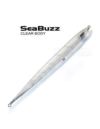 Тяло за воблер за морски риболов Sea Buzz Crazy Garfish, 23 см, 30 г, Clear Body