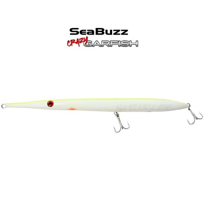 Воблер за морски риболов Sea Buzz Crazy Garfish, цвят LMN
