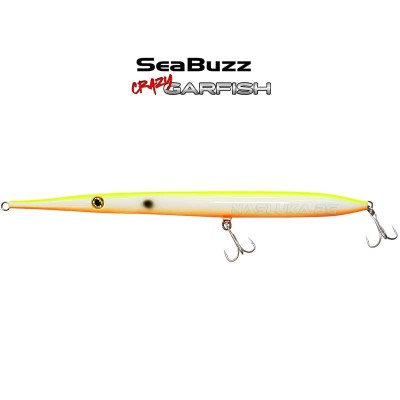 Воблер за морски риболов Sea Buzz Crazy Garfish, цвят PCT