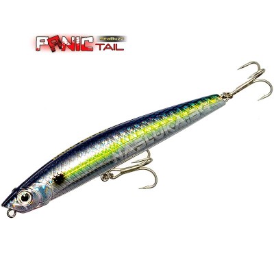 Воблер за морски риболов Sea Buzz Panic Tail, цвят BMU
