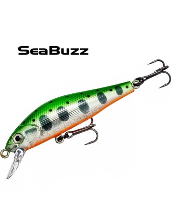 Воблер за пъстърва, кефал и костур Sea Buzz TJ Minnow, цвят HMGY