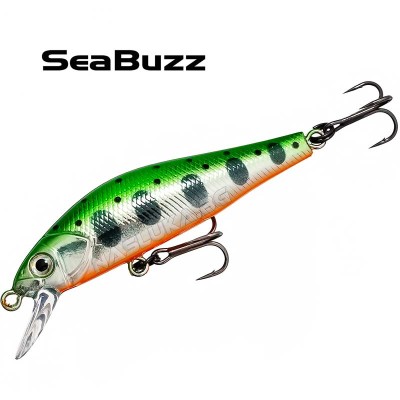 Воблер за пъстърва, кефал и костур Sea Buzz TJ Minnow, цвят HMGY