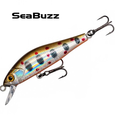 Воблер за пъстърва, кефал и костур Sea Buzz TJ Minnow, цвят HSTR