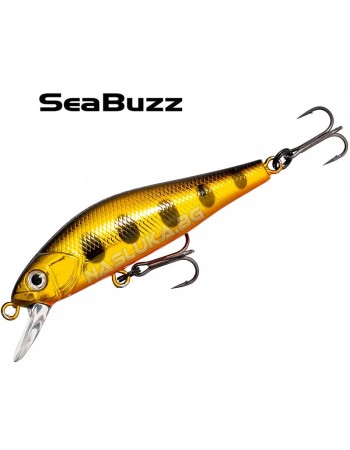 Воблер за пъстърва, кефал и костур Sea Buzz TJ Minnow, цвят MBGY